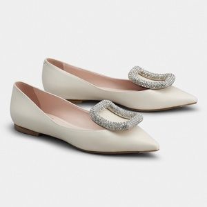 ROGER VIVIER Leather Ballet Flats